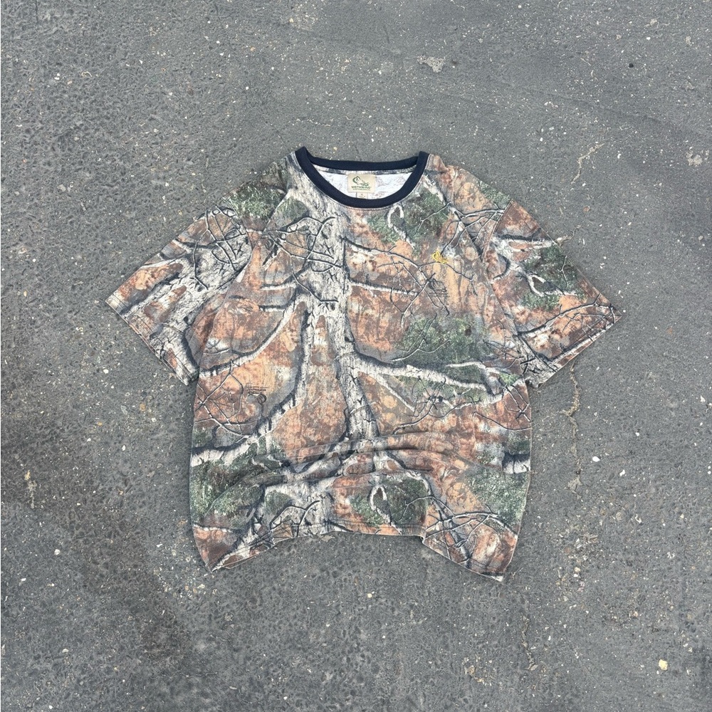 Y2K Mothwing RealTree Camo Shirt T-shirt Pullover Short Sleeve